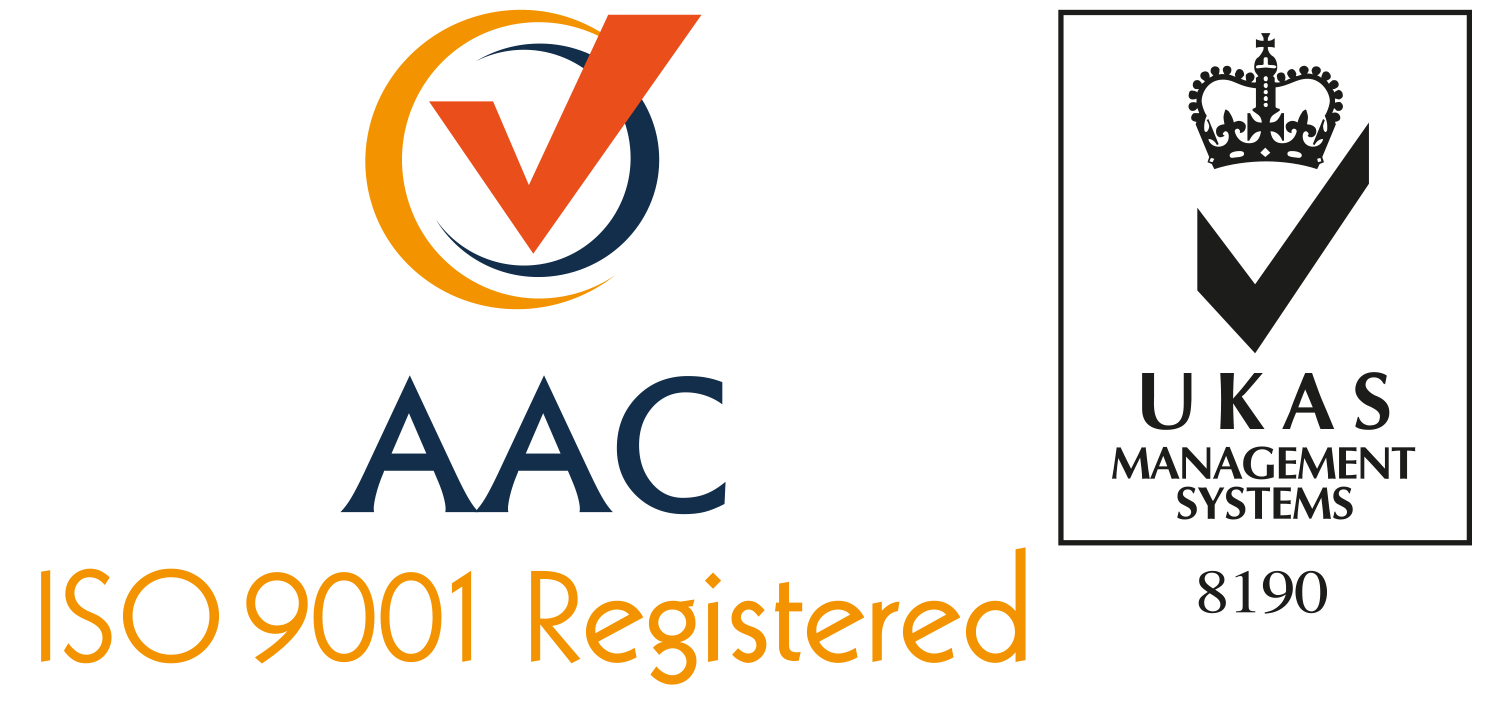AAC and UKAS logos